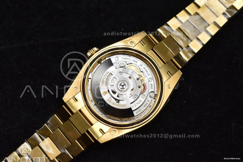 On VR3255 Dial YG Edition Sustainable 228238 654 Best 40 Bracelet Date ARF Crystal Weight) 1:1 President (Gain Gold Day 0415